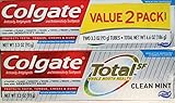Colgate Colgate total toothpaste, clean mint, 3.3