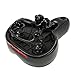 OUTERDO Dual Spring Design Big Bum Extra Comfort Bicycle Bike Saddle Seat 25 * 20cm Black black