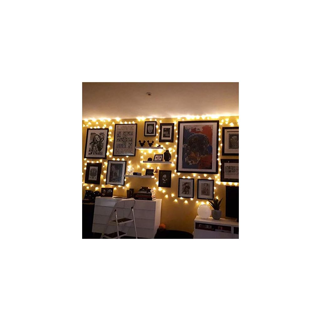 Lichterkette 100 LED 10m/32ft Weihnachtsbaum, Lichtkette Innen Außen