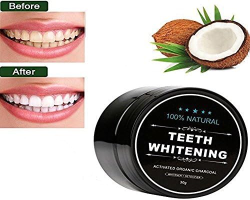 ORGANIC COCONUT ACTIVATED CHARCOAL NATURAL TEETH WHITENING POWDER
