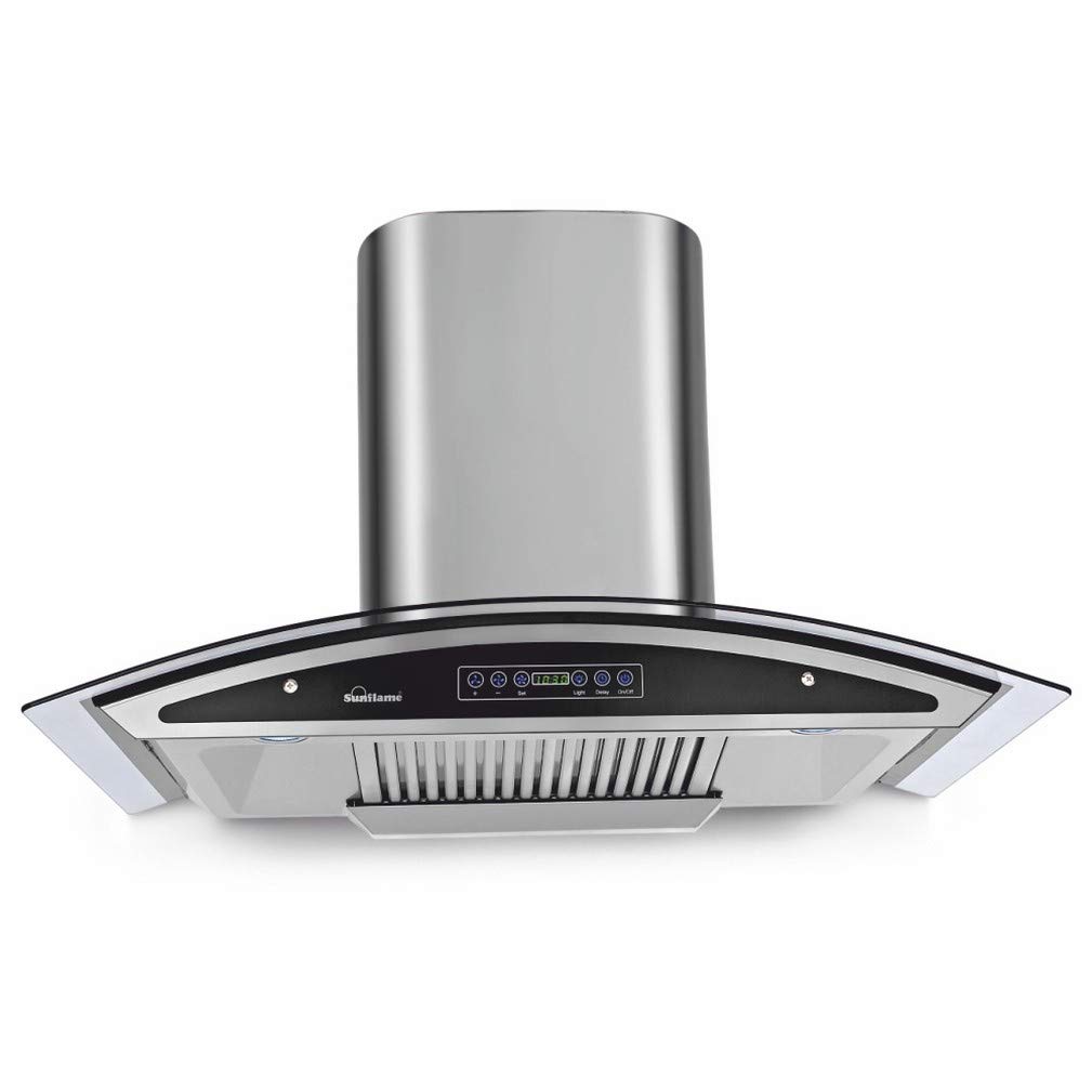 Sunflame 90cm 1100 M3 Hr Auto Clean Ductless Chimney Innova