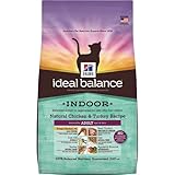 Hill's Ideal Balance Indoor Natural Chicken & Turkey Recipe Adult Dry Cat Food, 3.5-Pound
