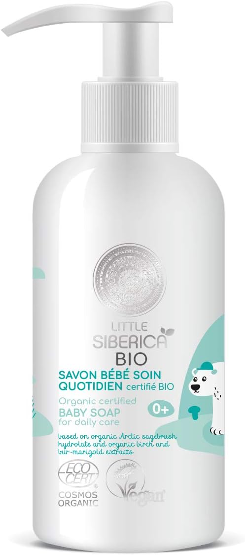 Natura Siberica Little Siberica. Organic certified Baby soap for daily care 250 ml, multi, 250 ml (Pack of 1)