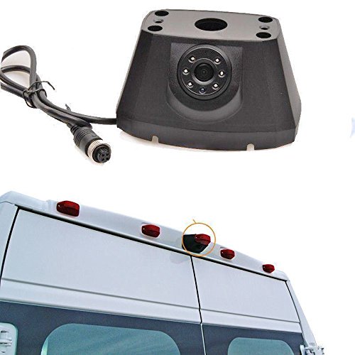 REDWOLF 3rd High Level Brake Light Reverse Backup Camera Replacement For Dodge Ram Promaster 2014 2015 2016 Vans 4 PIN Plug Waterproof Easy Mount