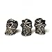 Moxx 5 Metal Skull Beads for Paracord Projects (Ninja)
