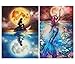 OurSuperDeals 5d Full Drill Diamond Mermaid Painting Kits for Adults Kids Home Wall Decor 11.8x15.8 INCH 2 Sets (A-Pack)