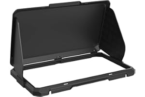 Holicfun Foldable Sun Visor for Lowrance Eagle Eye 9 & Eagle 9 Fish Finder - ABS Protective Screen Glare Shield, Weather Prot