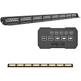SpeedTech Lights Striker-8 Elite TIR 8-Head LED Light Bar (Amber)