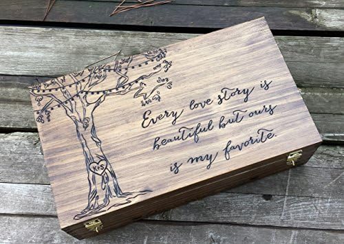 Wine box for two bottles of wine, Custom wine box, double wine box, Personalized wine box