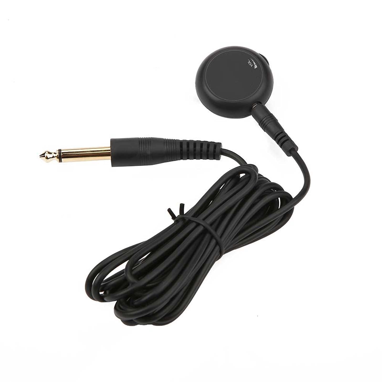 Acoustic Guitar Pickup, High Sensitivity Contact Microphone Transducer, Mini Guitar Transducer, Piezo Pickup for Studio Recording, Home Practice & Live Performances