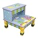 Teamson Design Corp Fantasy Fields - Under The Sea Thematic Kids Wooden Step Stool | Imagination Inspiring Hand Crafted & Hand Painted Details Non-Toxic, Lead Free Water-based Paint