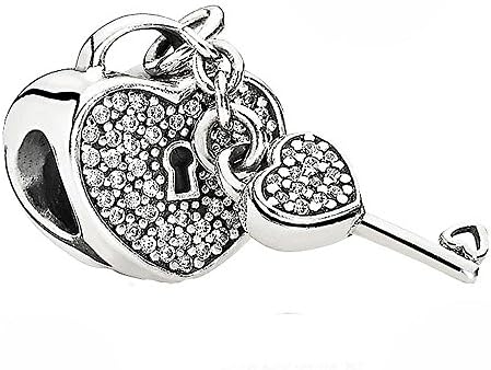 Pandora Bead Lock of Love with Clear CZ 791429cz