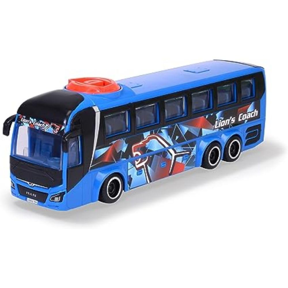 DICKIE Man Lion's Coach Bus 27cm toy bus for kids