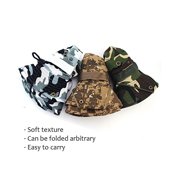 MAIYU-Outdoor-Camouflage-Fishing-Snap-Brim-Military-Bucket-Sun-Boonie-Hat-Cap-Woodland-Camo-Alternative-Color MAIYU-Outdoor-Camouflage-Fishing-Snap-Brim-Military-Bucket-Sun-Boonie-Hat-Cap-Woodland-Camo-Alternative-Color