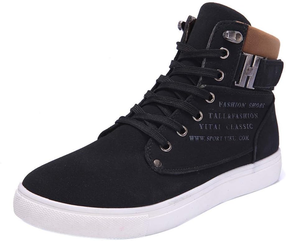 Boomboom Unique Style Men Casual High Top Oxfords Sneakers Shoes