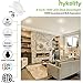 12 Pack 5/6 Inch Dimmable LED Disk Light Flush Mount Recessed Retrofit Ceiling Lights, 15W=120W, CRI90, 1050lm, 3000K Warm White, Installed in Junction Box or Recessed Can, ETL Listed