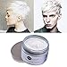 VOLLUCK White Hair Coloring Wax Temporary Hair Clay Pomades 4.23 oz,Natural Hair Dye Material Disposable Hair Styling Clay Ash for Cosplay,Halloween,Party