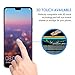 Pacific Asiana Screen Protector Compatible for Huawei P20 Pro, Ultra Thin HD Clear Ballistic [9H Hardness][Anti-Scratch][Bubble-Free][Case Friendly][Anti-Drop] Tempered Glass (2-Pack)