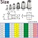 175PCS 304 Stainless Steel Rivet Nut Threaded Rivetnut Insert Nutsert(M3 M4 M5 M6 M8 M10)