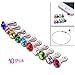 SODIAL(R) 10x Fashion Sparkling CZ Diamond Dustproof Plug Earphone Stopple Decor Ornament Bling Anti Dust 3.5mm Earphone Jack Plug Stopper for iPhone 3 3G 3GS 4 4GS 4S/iPad 1 2 3 /Iapd mini/ Samsung Galaxy Tab 10.1 P7500 P5110 /Samsung Galaxy Note 10.1/ Samsung Galaxy Tab 7.0 P3110 P6100 P1000/10.1 Supertab, epad,apad, samsung galaxy S2 i9100 i9220 S3 I9300 tab n7000/ htc sensation xl, DESIRE HD ONE X etc uiversal