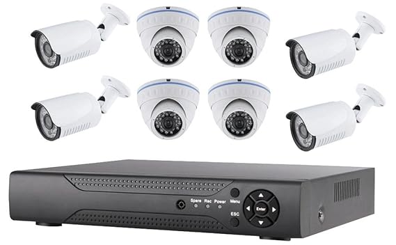 DEFENDER SECURITY HD KIT 8CH HYBRID DVR 4 D+ 4 B CAM 1: Amazon.co.uk