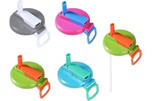 4 PCS soda can lids with straw ，soda can lids - Reusable Silicone Straws Soda ​Can Covers - for Standard Canned Beverage, Bee