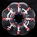 ANCHEER Inflatable Bumper Bubble Soccer Ball Dia 4FT (1.2m) Human Knocker Body Zorb Ball (Red Dot)