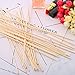 Hicarer 200 Pack Rattan Diffuser Sticks Wood Diffuser Sticks Refills Essential Oil Aroma Diffuser Replacement Sticks 24 cm/ 9.45 Inch