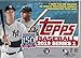 2019 Topps Baseball Series #1 Unopened Blaster Box of Packs with 99 Cards Including One EXCLUSIVE MLB 150th Anniversary Commemorative Patch Relic Card