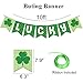 DAZONGE 40ct St. Patrick's Day Decorations Kit, Hanging Swirls, Banner, Shamrock Garlands for St. Patrick's Day Decor, Saint Patrick's Day Party Favor