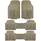 FH Group F11306GRAY-3ROW Floor Mat (Trimmable Heavy Duty 3 Row SUV All Weather 4pc Full Set - Gray)