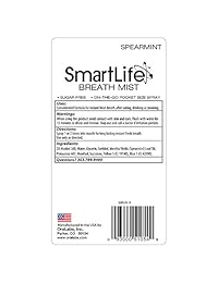 Smartlife aliento Spray, hierbabuena, (Paquete de 6)