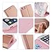 Nouske iPhone 6/6S Flip Folio Wallet Stand up Credit Card Holder Leather Case Cover Holster/Magnetic Closure/TPU bumper/360 Full Body Protection, Rose Gold