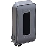 TayMac ML450G 1-Gang 1-Inch to 3.5-Inch Outdoor Low-Profile Expandable Outlet Cover, Gray