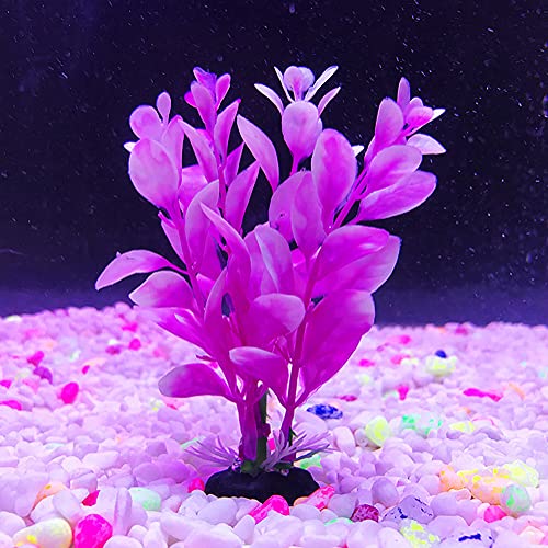 Aquarium Decorations Plastic Plants Cave Rock 16pack Fish Tank Plants Fish Tank Decorations Accessories Decor Set with Resinous Barrel Hideouts Coral Aquarium Plants and Starfish