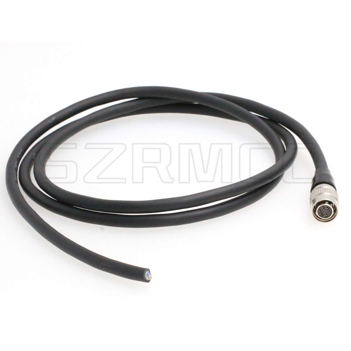 SZRMCC Hirose 6 pin Female to Open End I/O Cables HR10A-7P-6S Trigger Power Cable for Basler MED Ace Racer GigE Sony CCD XC-75 Allied Industrial Machine Vision Camera (2m)