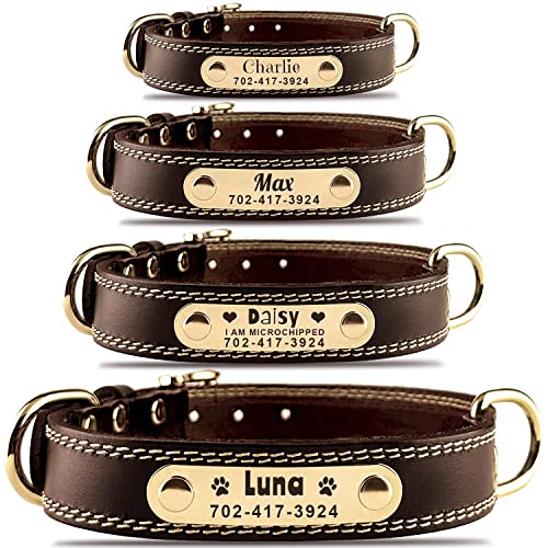 Generic Personalized Leather Dog Collar