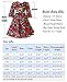 Bonny Billy Little Girls Dresses for Baby Casual Outfits with Belt 3-4 Years Floral Red