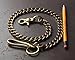 Ruth&Boaz Solid Brass Square Chain Biker Trucker Keychain Key Jean Wallet Chain (24.8