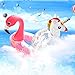 Kids Pool Inflatable Swimming Ring - Unicorn Flamingo Pool Float Swimming Ring for Kids 4-7 Years Boy Girls Diameter 10 inch (Unicorn)