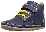 Robeez Boys' Nick Boot, Nick Navy, 12-18 Months M US Infant
