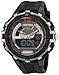 Armitron Sport Men's 20/5134BLK Analog-Digital Chronograph Black Resin Strap Watch
