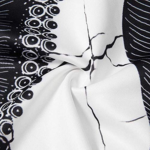 Vogseek Pull à Manches Longues à Capuche avec Grande Poche pour Homme Octopus S/M