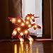 Plastic Pegasus Unicorn with Wings Night Light Animal Shape LED Marquee Sign, Indoor Decorative Lighting for Kids Children Bedroom, LED Table Lamps Mood Lighting - Pink