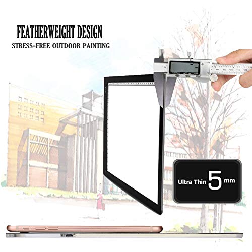 Light Box, Toys for 4-5 Year Old Boys LED Drawing Tablet Light-Up Tracing Pad A4 Ultra-Thin USB Portable LED Light Box Kids Toys for Boys and Girls Ages 6, 7, 8, 9,10 with 3 Level Brightness - Thumbnail 4