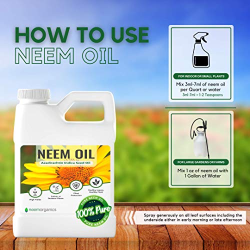 Neem Organics Pure Neem Oil Neem Oil Spray for Plants Spray for