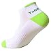 4 Pairs Non Slip Skid Yoga Pilates Socks with Grips Cotton for Women (set1)