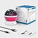 Alenbrathy Night Light Lamp, Star Projector Romantic, LED Night Light 360 Degree Rotation, 4 LED Bulbs 9 Light Color Changing with USB Cable, Best Gift for Men Women Teens Kids Children, Pink