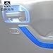 Blue ABS Interior Door Handle Cover Trim for 2011-2018 Jeep JK Wrangler Unlimited 4-Door - 4PCS/Set