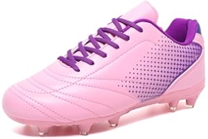LIZRHA Soccer Cleats Boys Soccer Cleats Girls Kids Soccer Cleats Athletic Sport Football Shoes Outdoor & Indoor Soccer Cleats